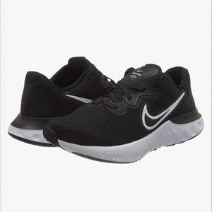 LIKE NEW NIKE RENEW RUN 2 BLACK MESH RUNNING SNEAKERS 7.5